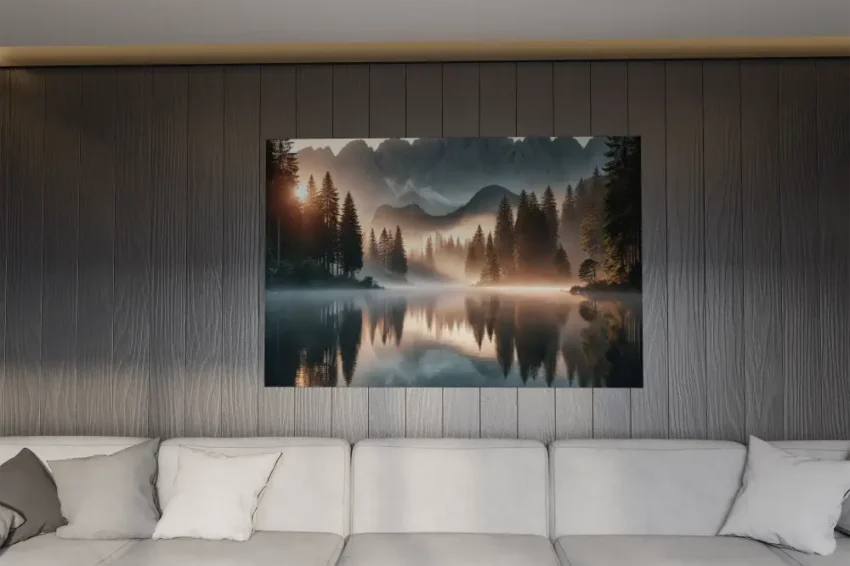 Mountain Reflections Canvas