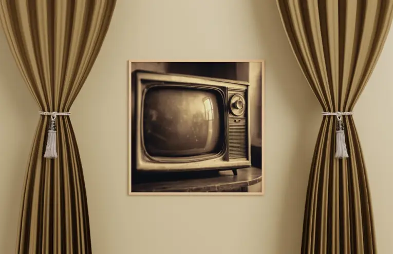 Vintage-TV mockup