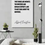 Albert Einstein – Two things are infinite