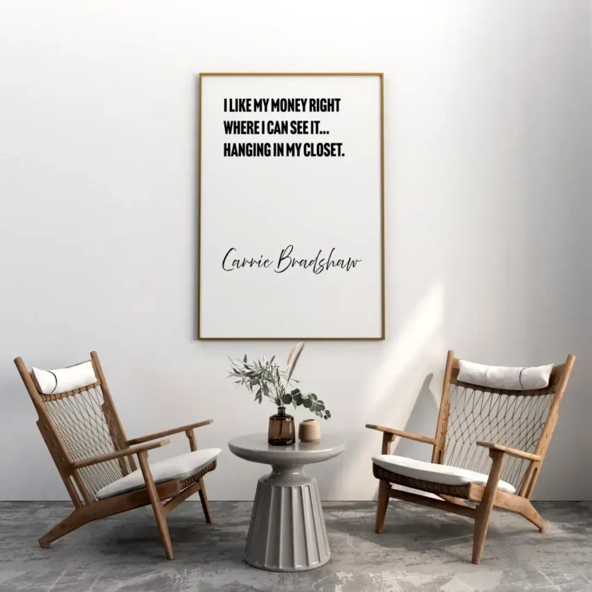 Carrie Bradshaw – Hanging in My Closet