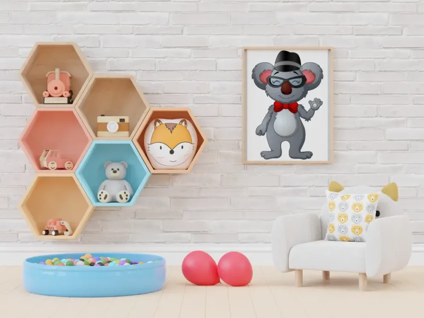 Cool Koala med Fluga och Hatt