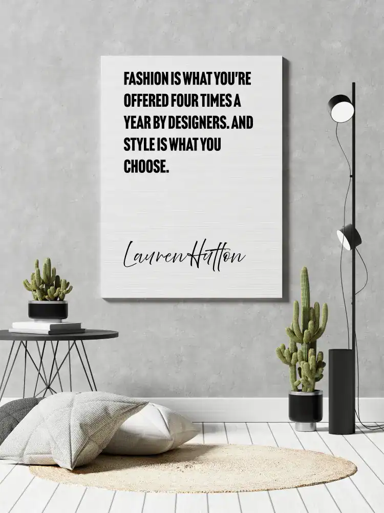 Lauren Hutton – Style is what you choose