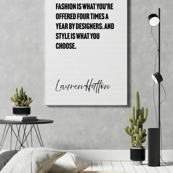 Lauren Hutton – Style is what you choose