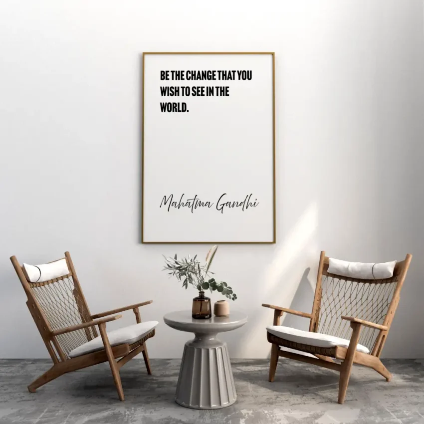 Mahatma Gandhi – Be the change