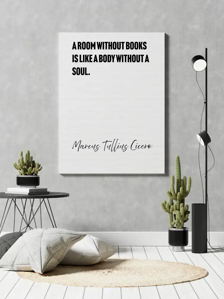 Marcus Tullius Cicero – A room without books