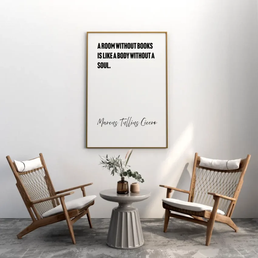 Marcus Tullius Cicero – A room without books