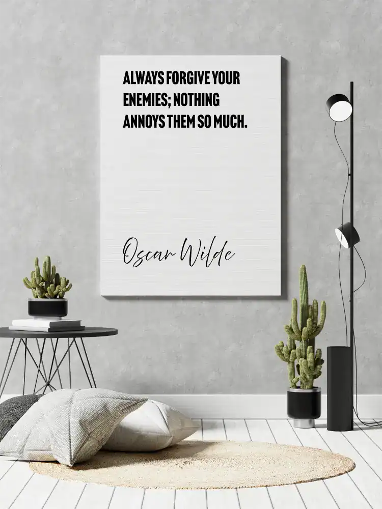 Oscar Wilde – Forgive Your Enemies