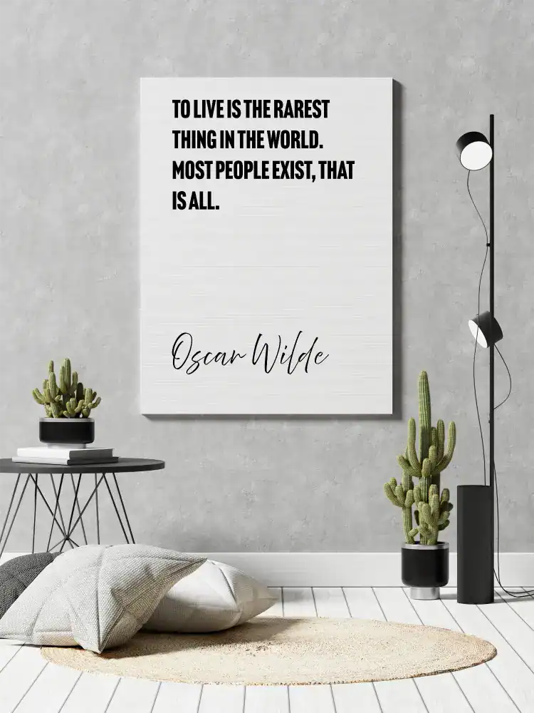 Oscar Wilde – To Live Is The Rarest