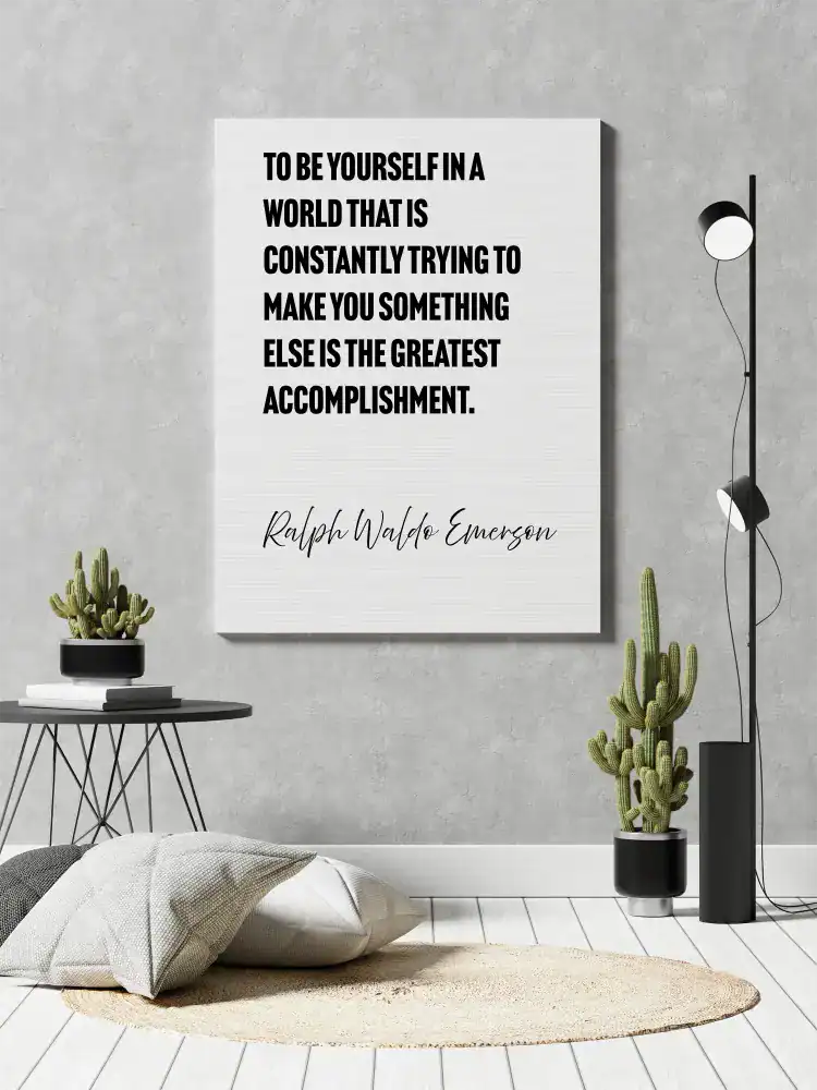 Ralph Waldo Emerson – Be yourself, always