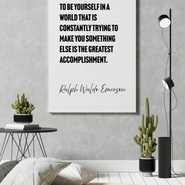 Ralph Waldo Emerson – Be yourself, always