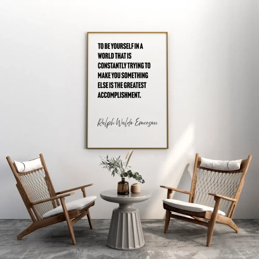 Ralph Waldo Emerson – Be yourself, always